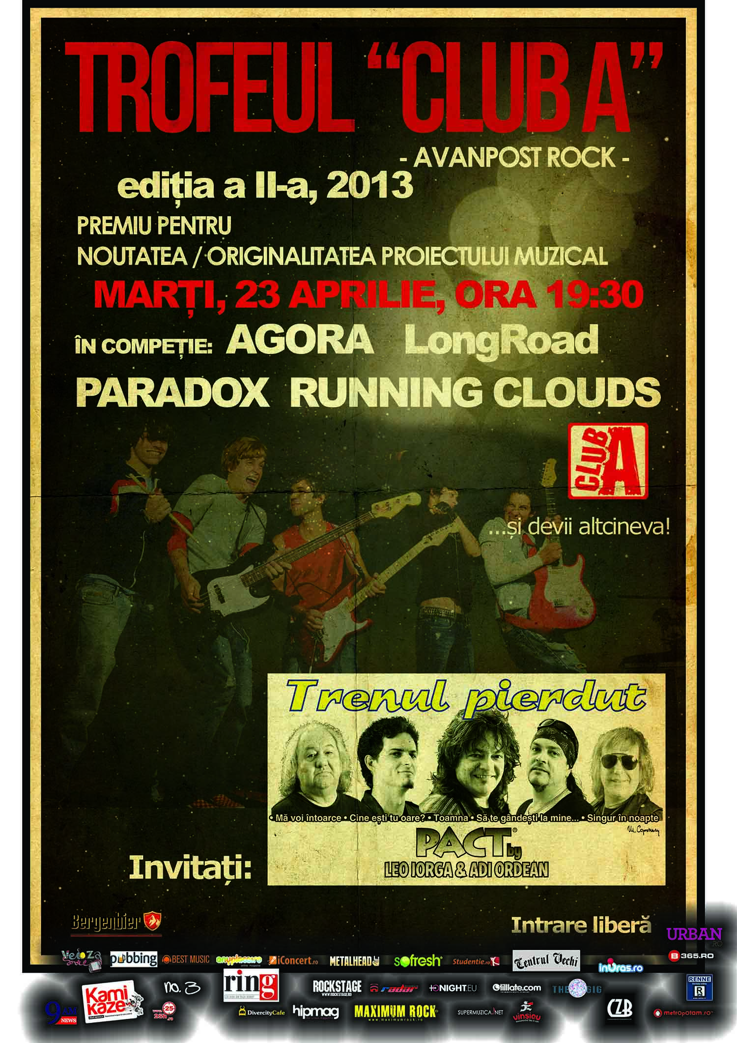 Incepe a doua editie a Trofeului Club A – Avanpost Rock